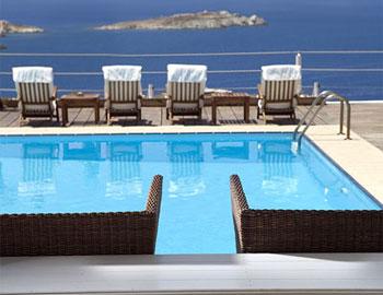 Tharroe of Mykonos Hotel De Luxe Ayurvedic Spa Πισίνα Μύκονος