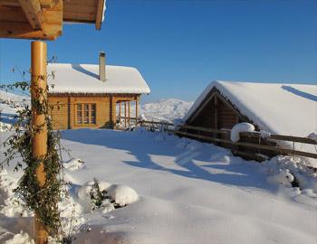 Hyades Mountain Resort Άποψη Χειμόνας Τρίκαλα Κορινθίας