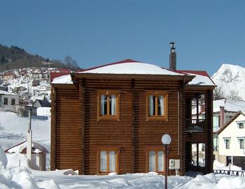 Stivakti Chalet Αποψη Χειμώνας Άγιος Νικόλαος